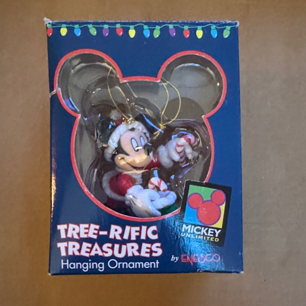 Vintage Enesco Mickey Mouse Festive Ornament